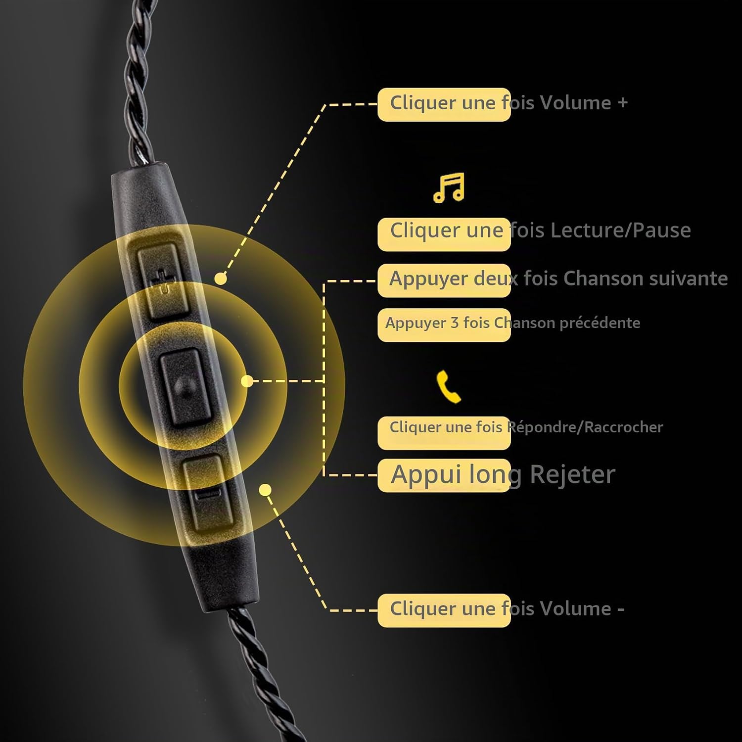 Thumbnail 6 de Yinyoo CCZ Melody BC01 hybride in-ear hoofdtelefoon met USB-C, 1BA + 1DD en microfoon