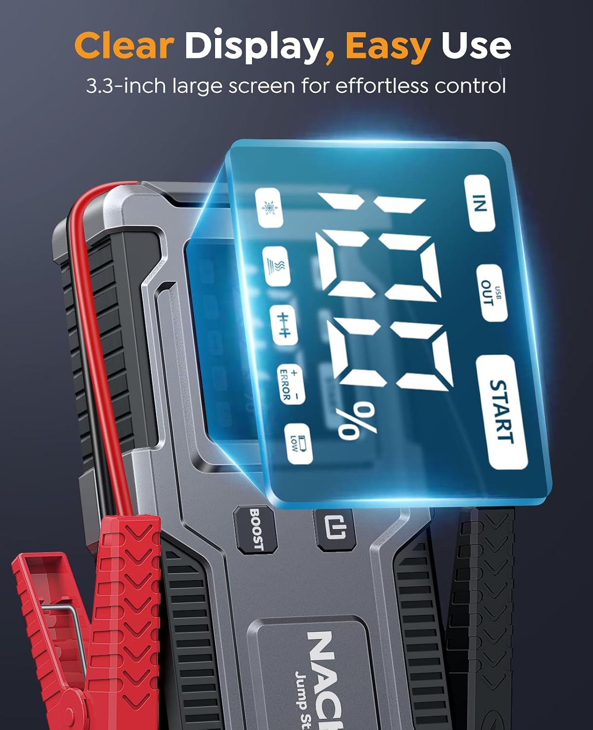 Detalle 1 de Safer Jump Starter Power Pack 6000A for 12V Cars