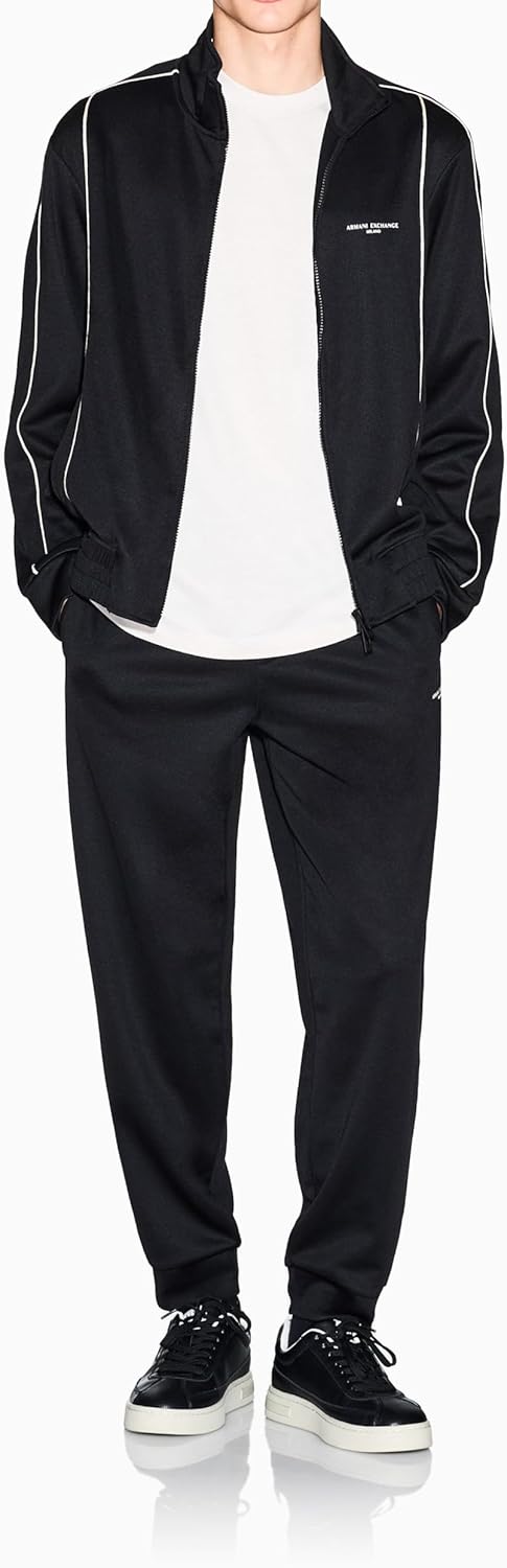 Detalle 2 de Armani Exchange Maillot de survêtement à manches longues avec logo latéral – Homme