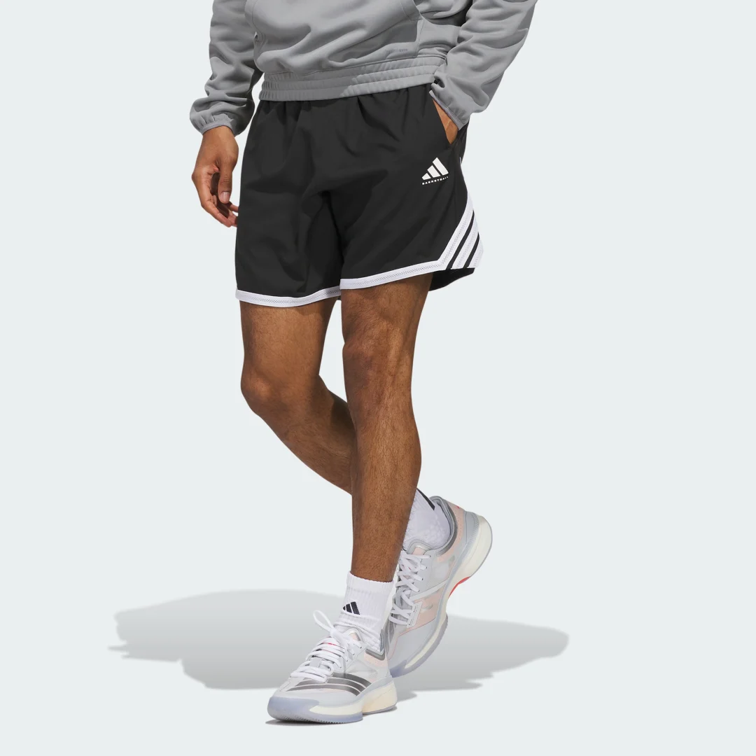 Detalle de Pantalón corto Adidas Crazy Lite – negro, para entrenamiento y verano