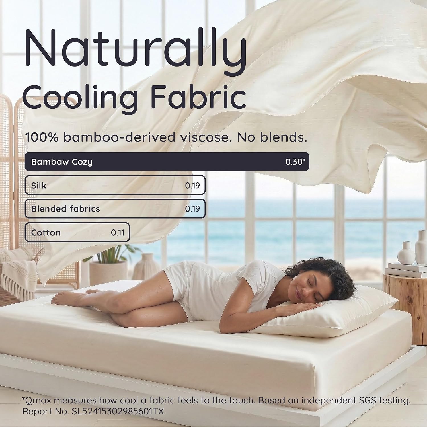 Thumbnail 3 de Bambaw Queen Size Cooling Sheets 16"