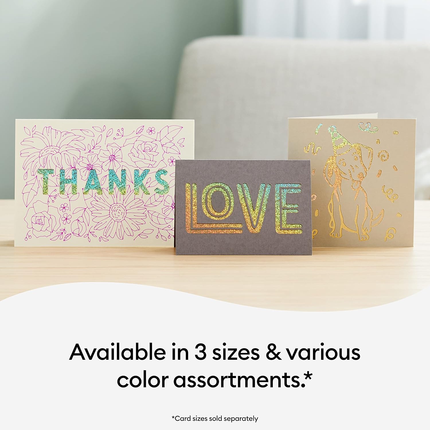 Thumbnail 5 de Cricut Chaway Cards Pastello per Tappetino Cartoncino 12 carte