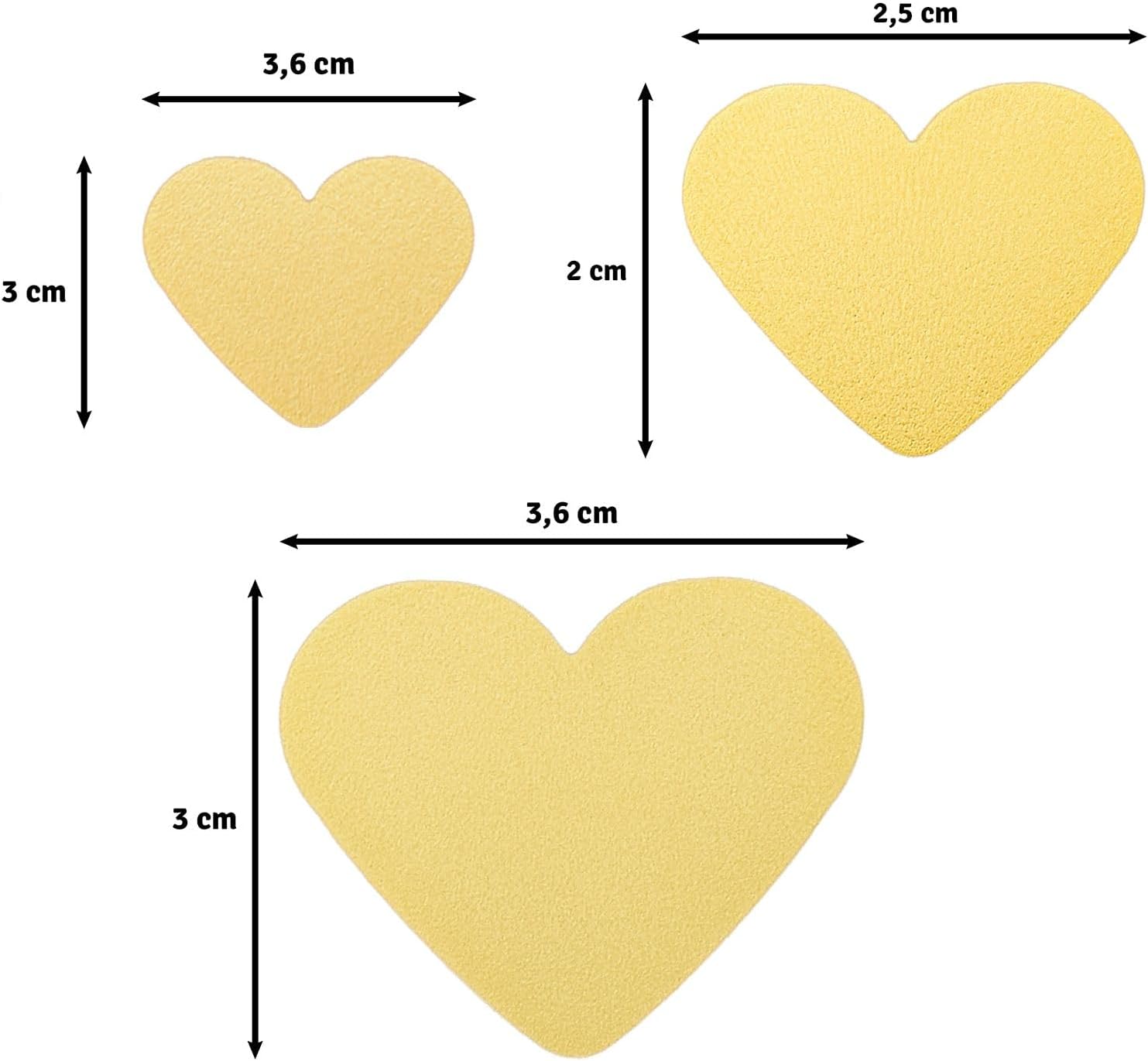 Thumbnail 2 de Perforeuse de Papier Vaessen Creative – Cœur, 3 Tailles, DIY Scrapbooking et Cartes
