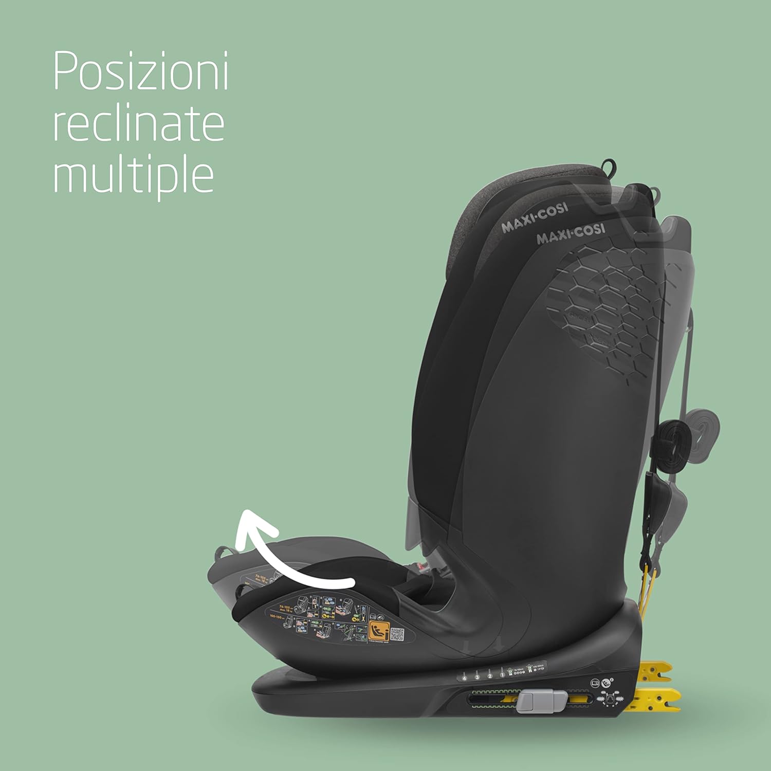 Thumbnail 3 de Maxi-Cosi Titan Plus i-Size seggiolino auto ISOFIX 76–150 cm (15 mesi–12 anni) Authentic Black