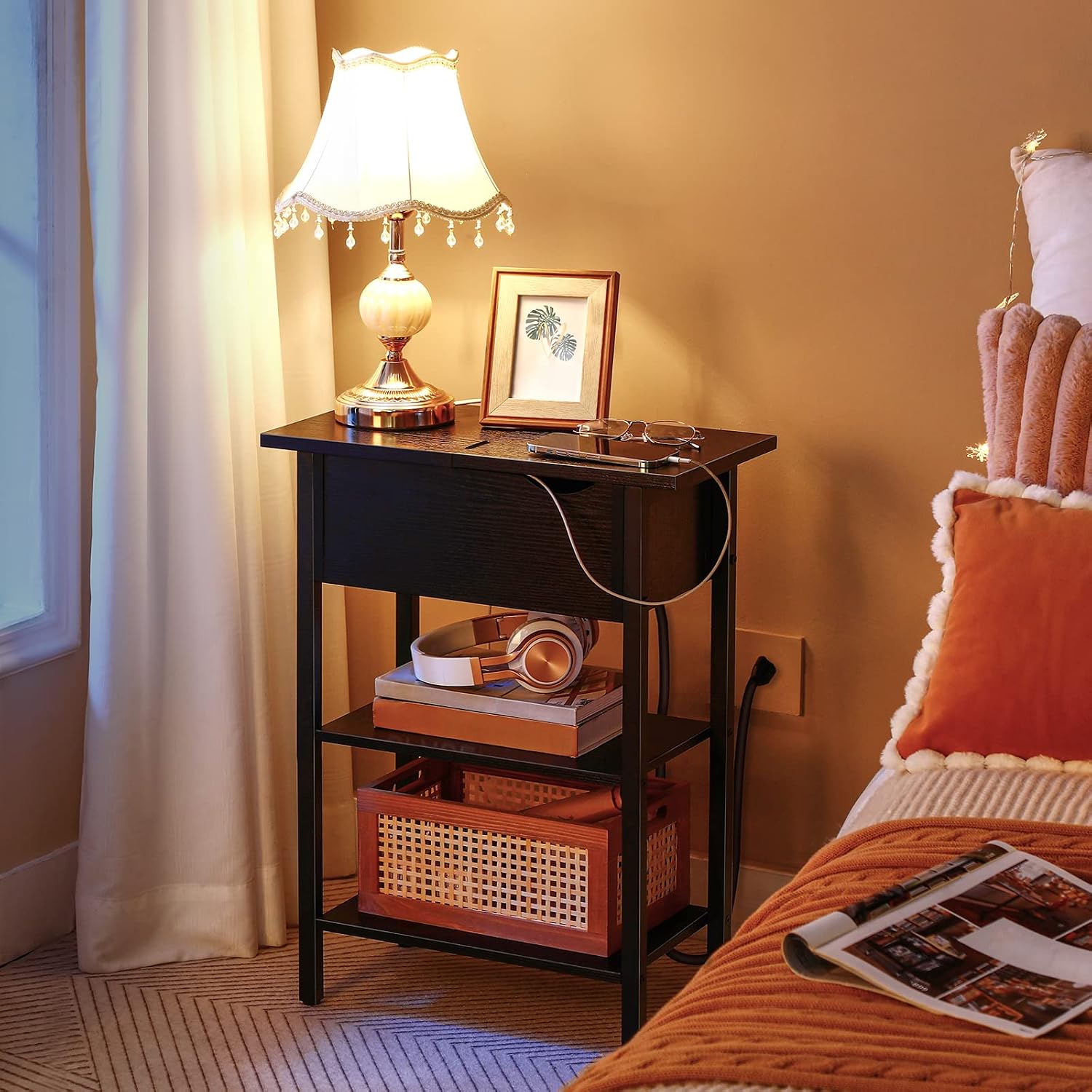 Detalle de HOOBRO Side Table BK341BZ01
