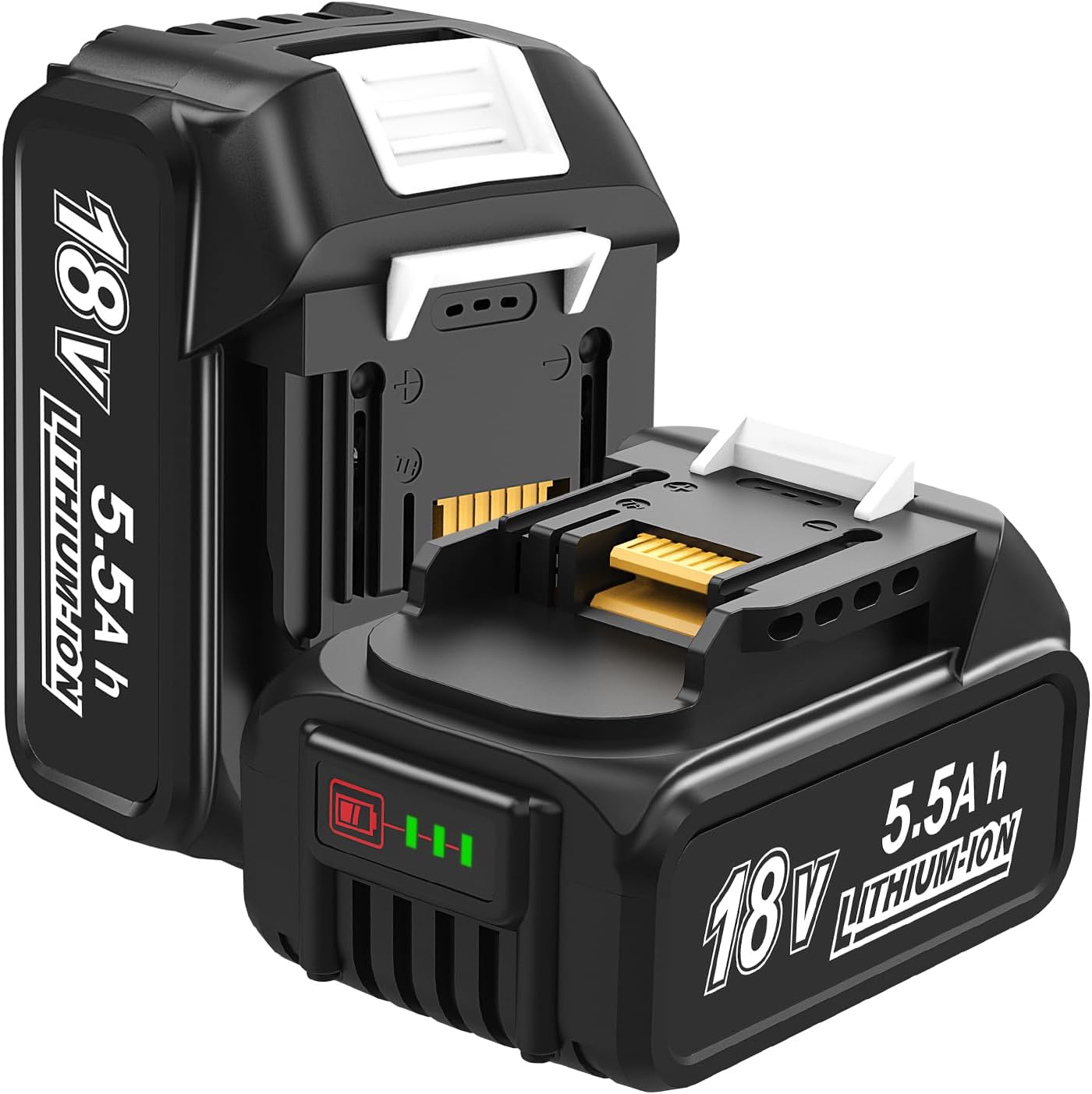 Detalle de Makita 18V Ersatzakku Set 2x 5,5Ah