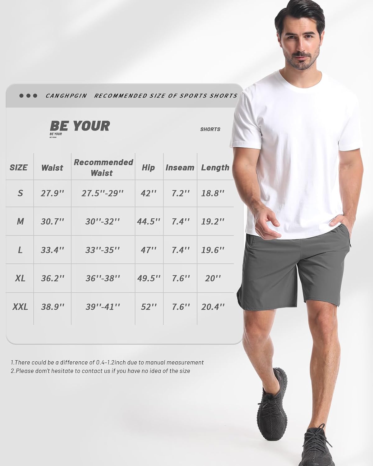Thumbnail 6 de CANGHPGIN 7-inch Workout Shorts