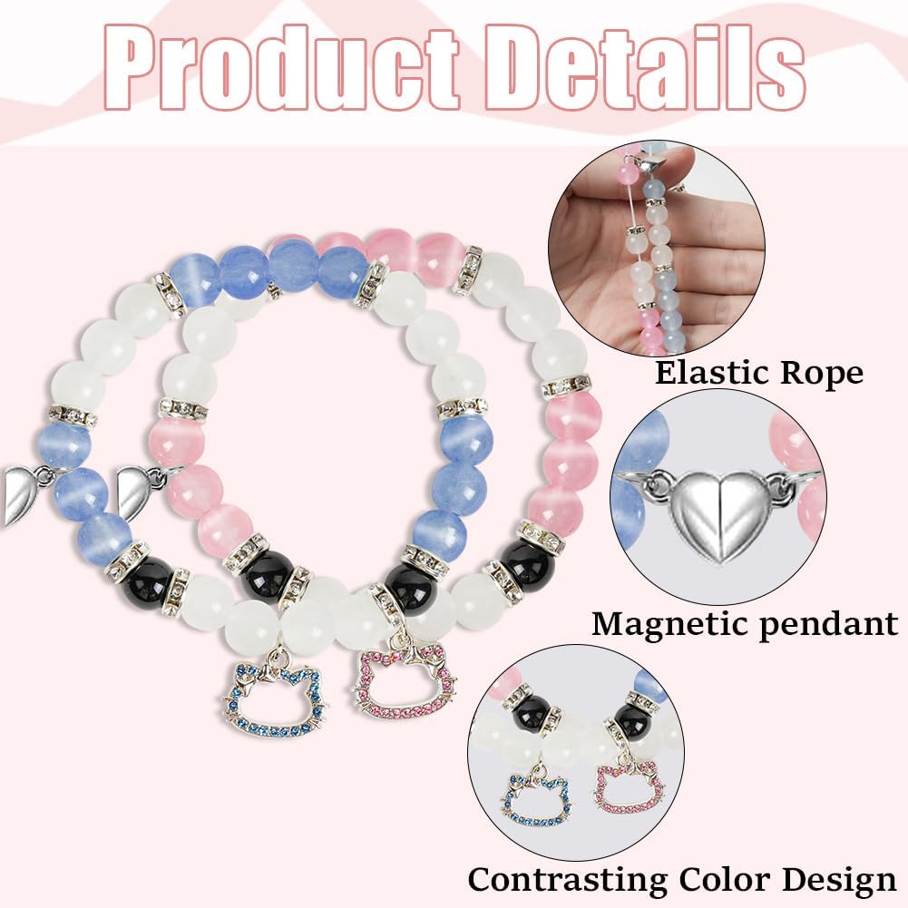 Thumbnail 1 de Aucuu Bracelet magnétique couple 7,5 cm