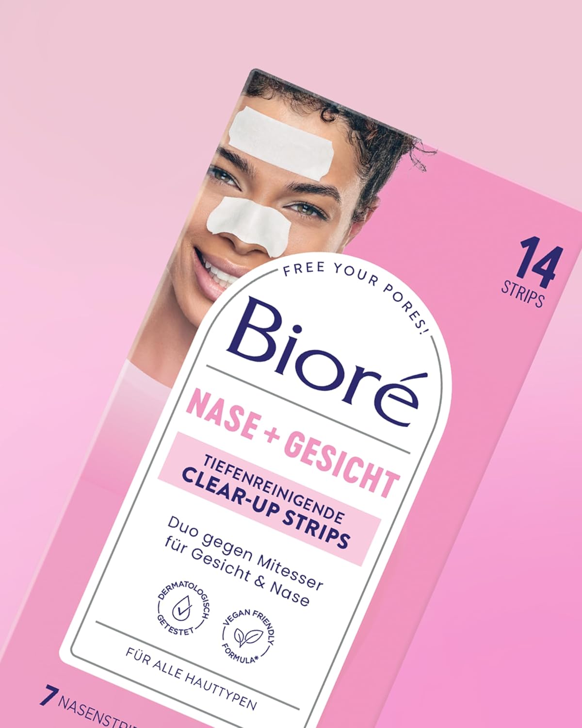 Thumbnail 2 de Biore Tiefenreinigende Clear-Up Strips – 14er Kombi für Gesicht und Nase