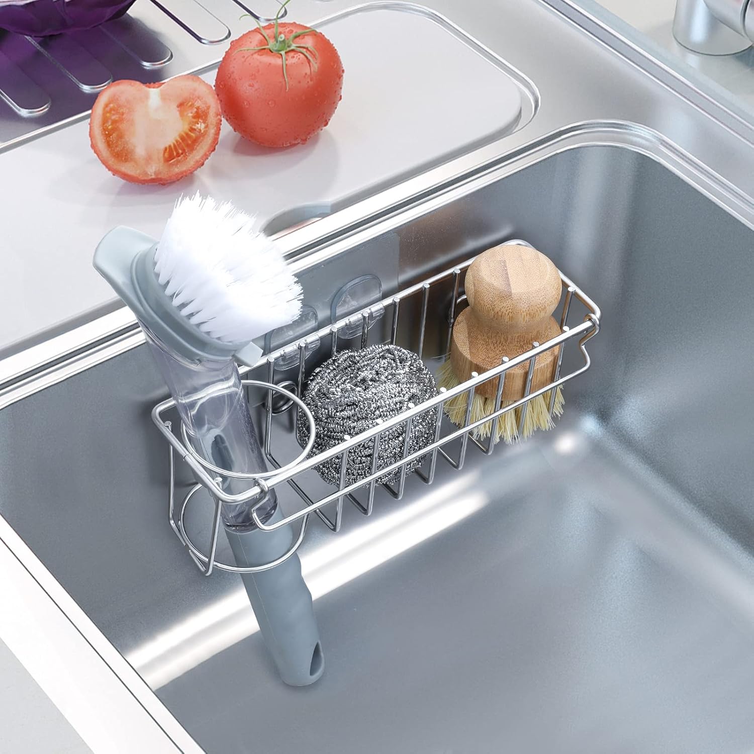 Thumbnail 4 de 3-In-1 Sponge Holder 7.8" 🧽