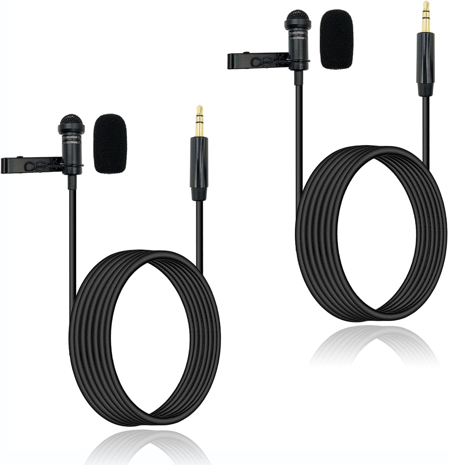Thumbnail 6 de SPTSSWET 2-pack Lavalier Microphone for 3.5mm TRS wireless systems (omnidirectional wired clip-on)
