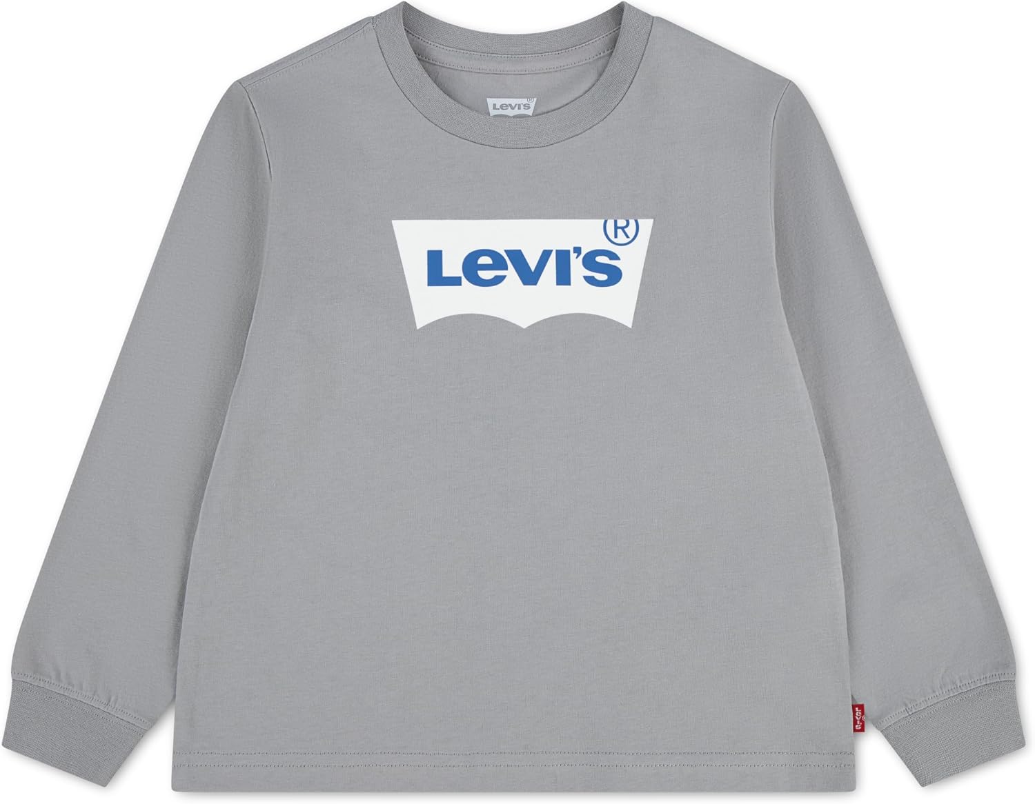 Detalle 2 de Levi’s Kids L/S Batwing Tee garçon noir 8 ans : t-shirt manches longues à porter au quotidien