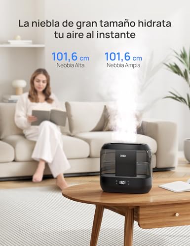 Thumbnail 4 de Dreo humidificador inteligente para dormitorio con vapor frío de 4L, luz nocturna y control por app/Alexa