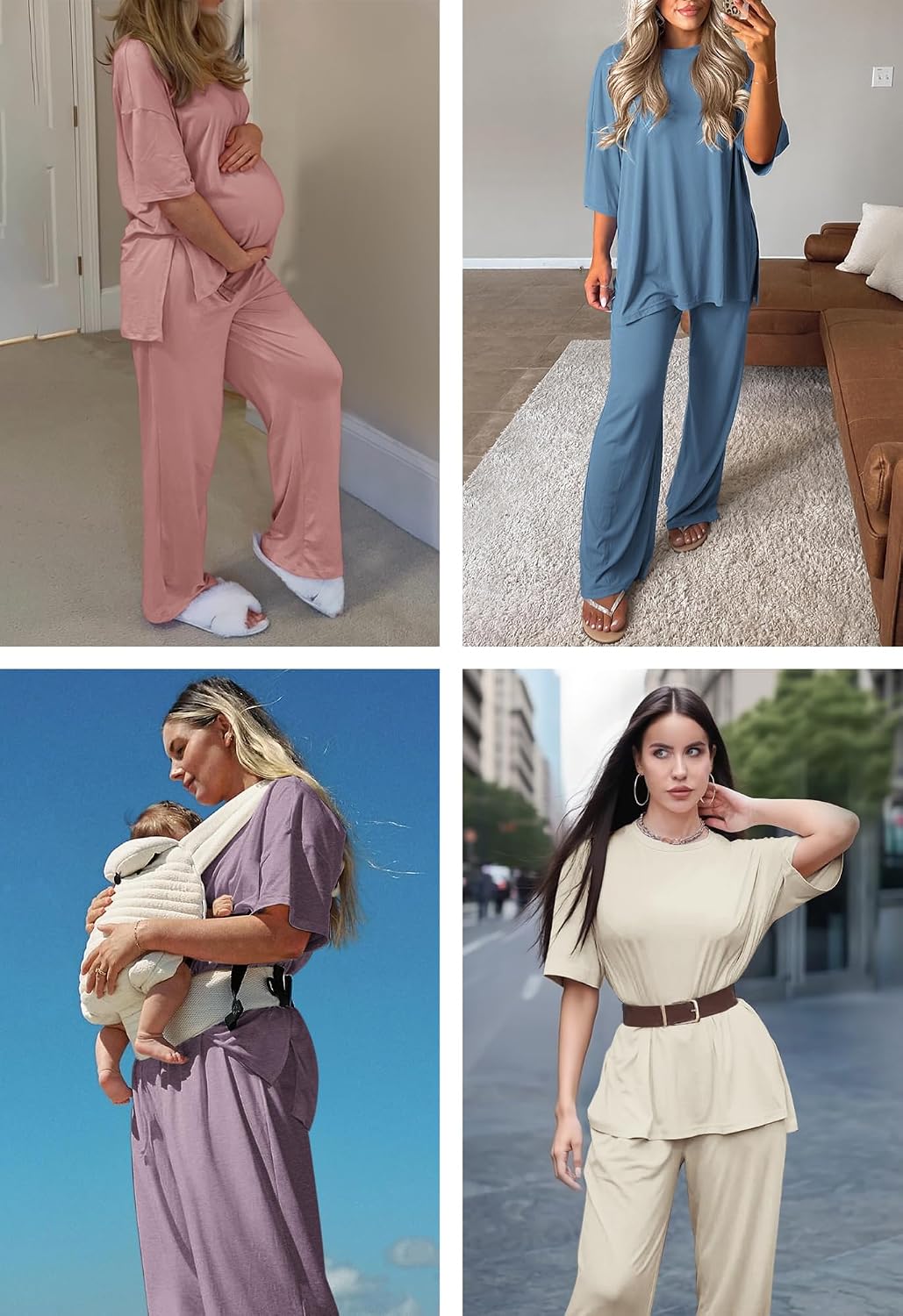 Detalle de AmazingStar Womens Lounge Set Oversized 2-Piece