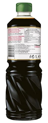 Detalle 2 de Kikkoman Salsa di soia a basso contenuto di sale, 43% in meno, 975 ml – Paesi Bassi