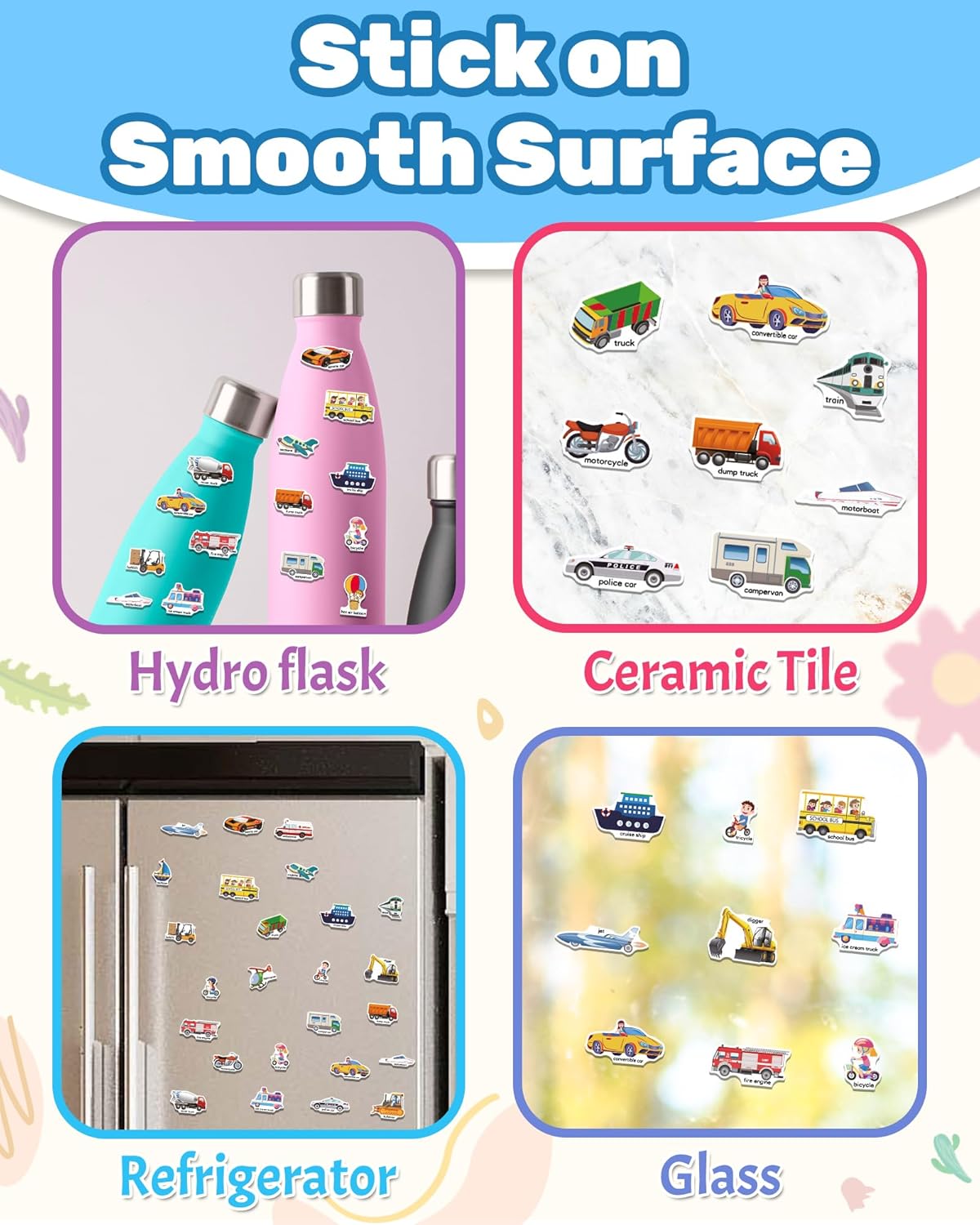 Detalle 2 de Benresive Reusable Sticker Book 36 🎨