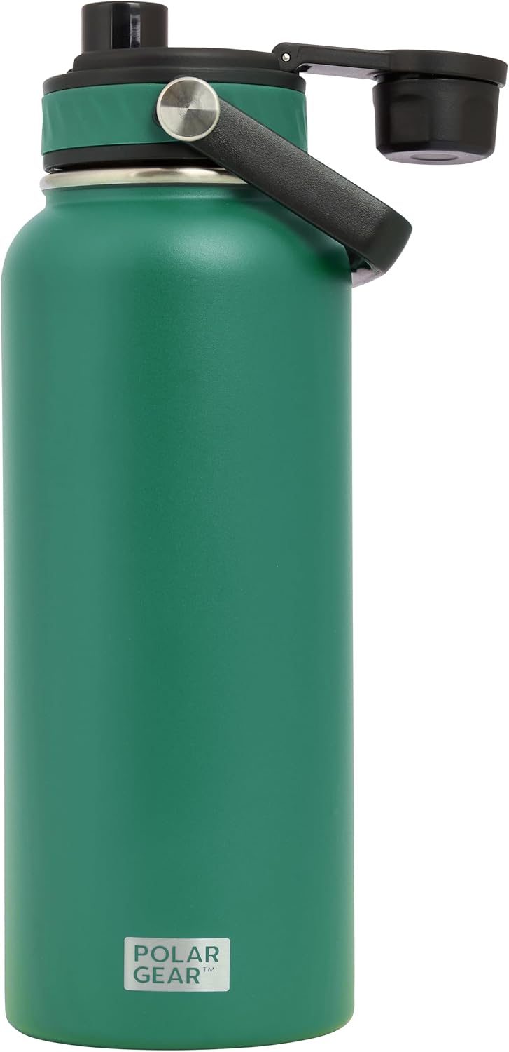 Detalle de Polar Gear Hydra Venture 1L Stainless Steel Water Bottle (Forest Green)