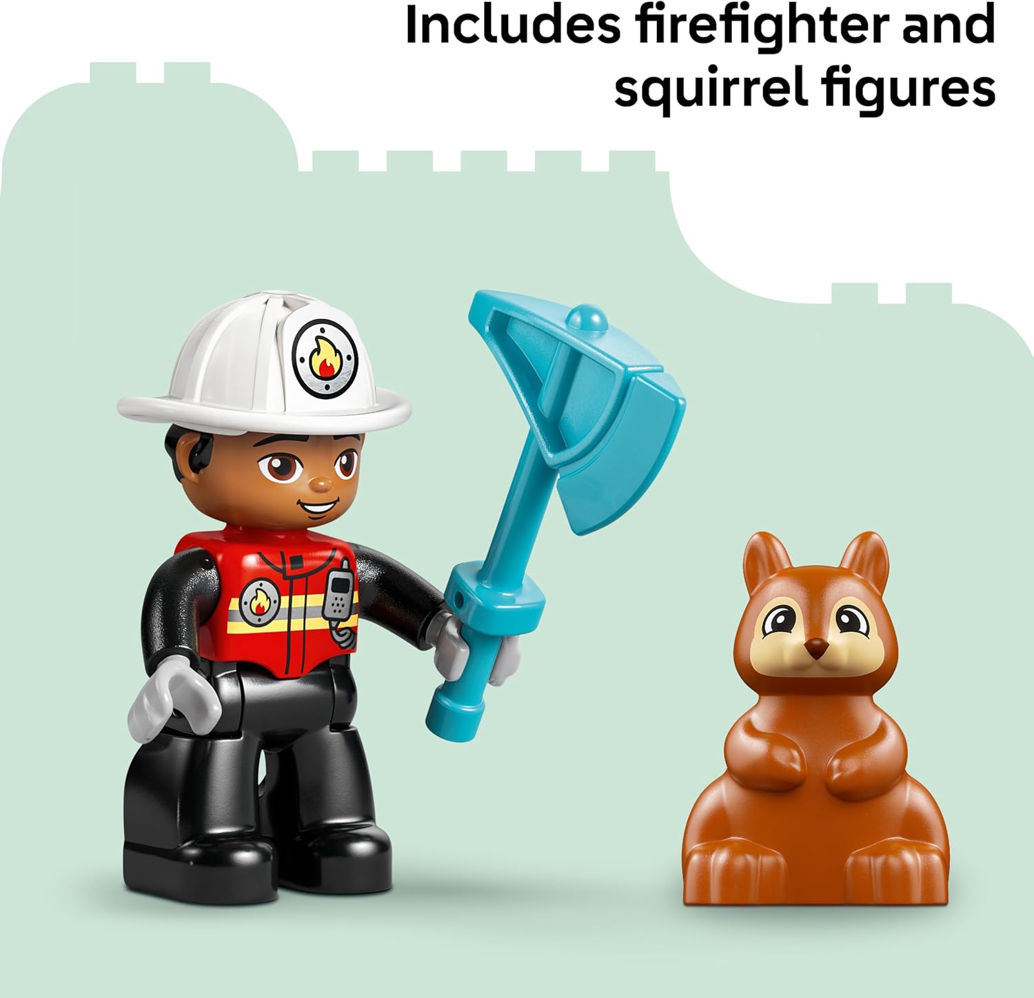 Thumbnail 5 de LEGO DUPLO Fire Engine with Hose and Firefighter