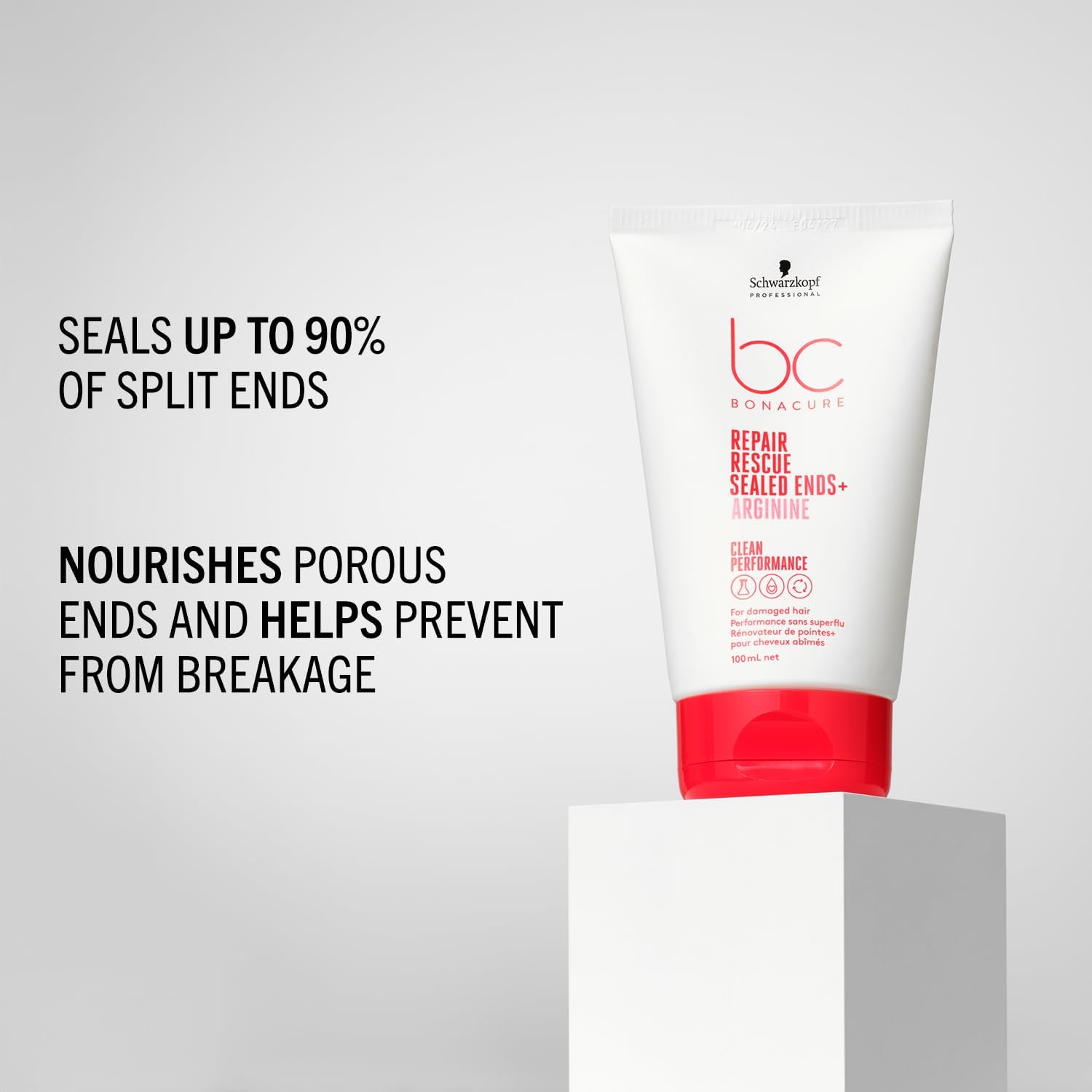 Thumbnail 3 de Schwarzkopf Professional Bonacure Repair Rescue Sealed Ends Intensive Cream Serum – 100 ml