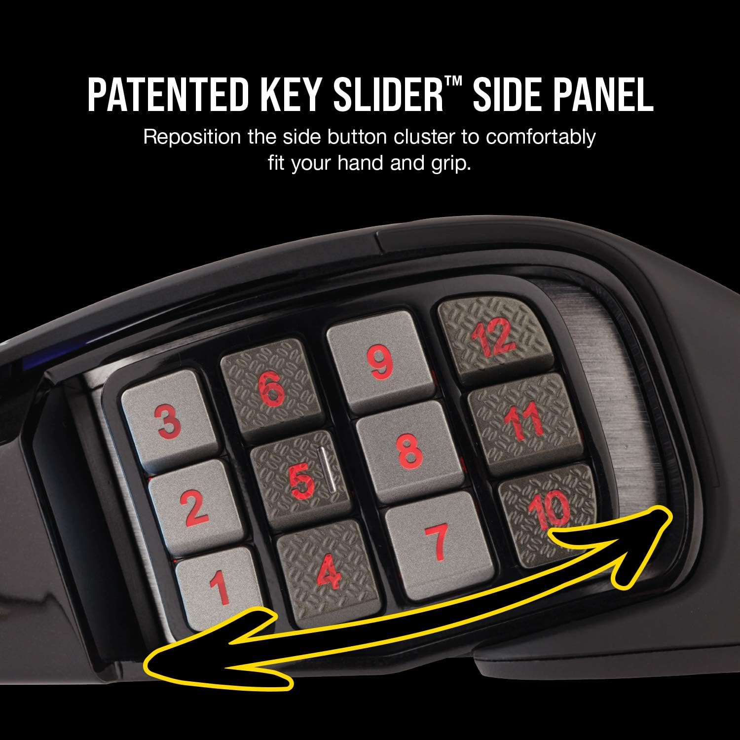 Detalle de Corsair SCIMITAR RGB ELITE — MOBA/MMO Gaming Mouse