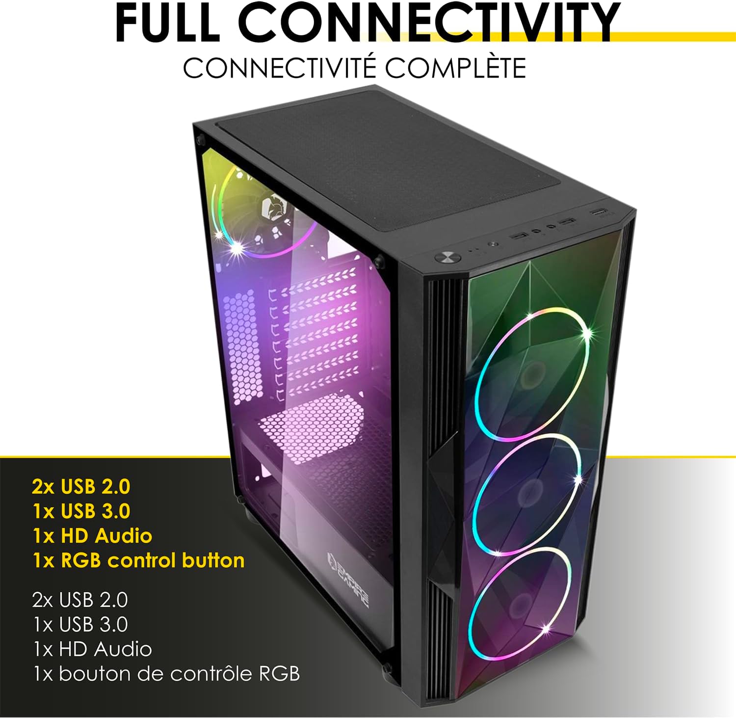 Thumbnail 2 de Case gaming EMPIRE GAMING Diamond ARGB 387 mm