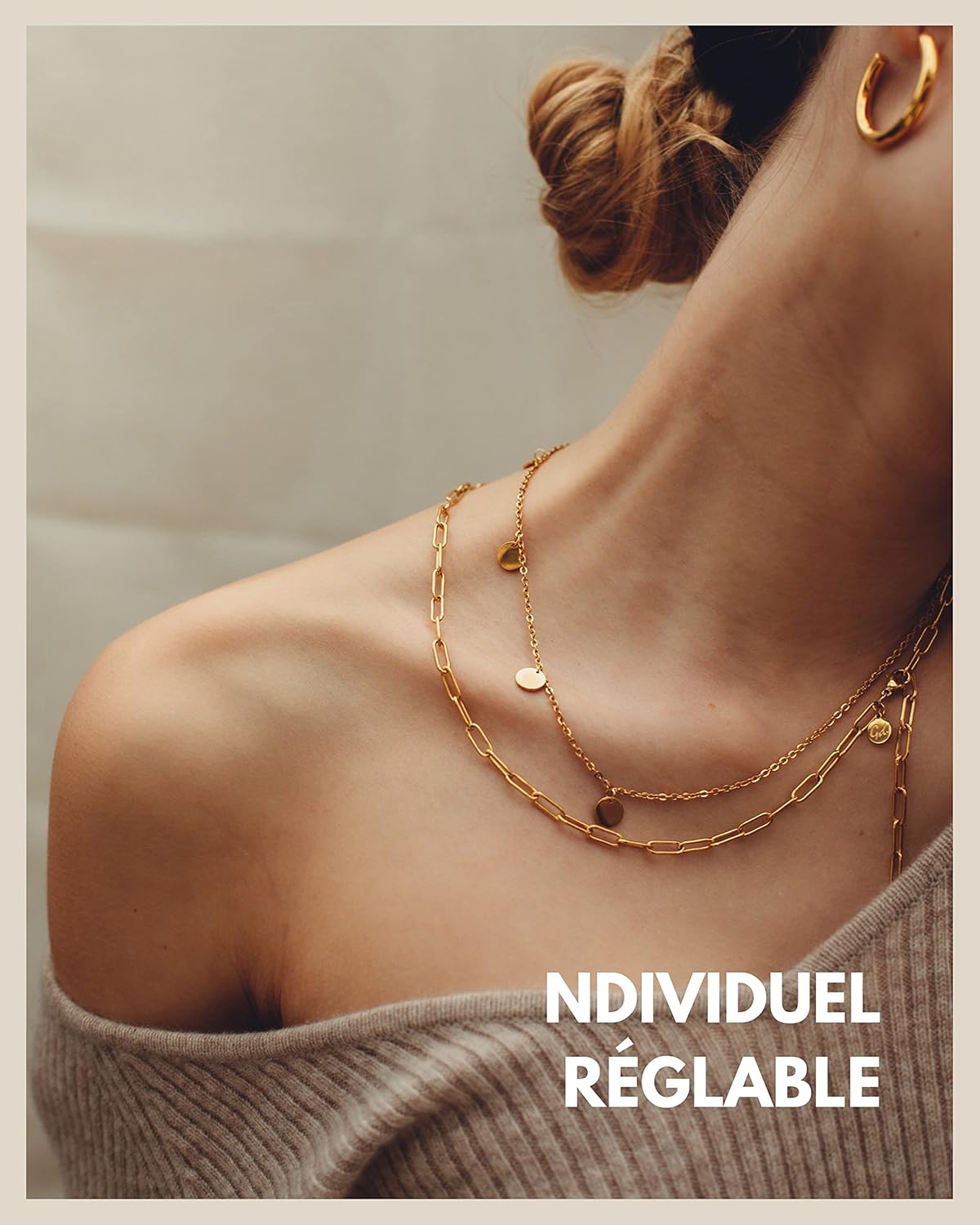 Detalle 2 de GD GOOD.designs Collier Y en acier inoxydable