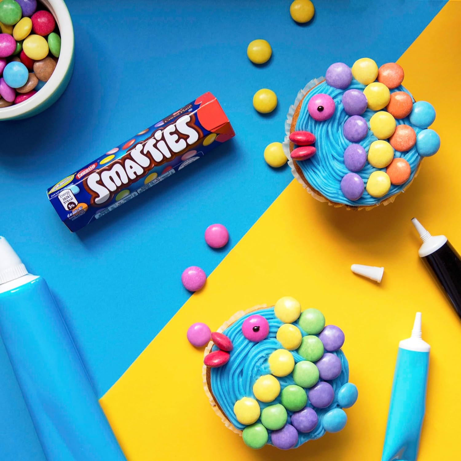 Thumbnail 6 de Nestlé SMARTIES Hexagon-Rolle: bunte Schokolinsen im 24er Pack (Hexagon-Rolle)