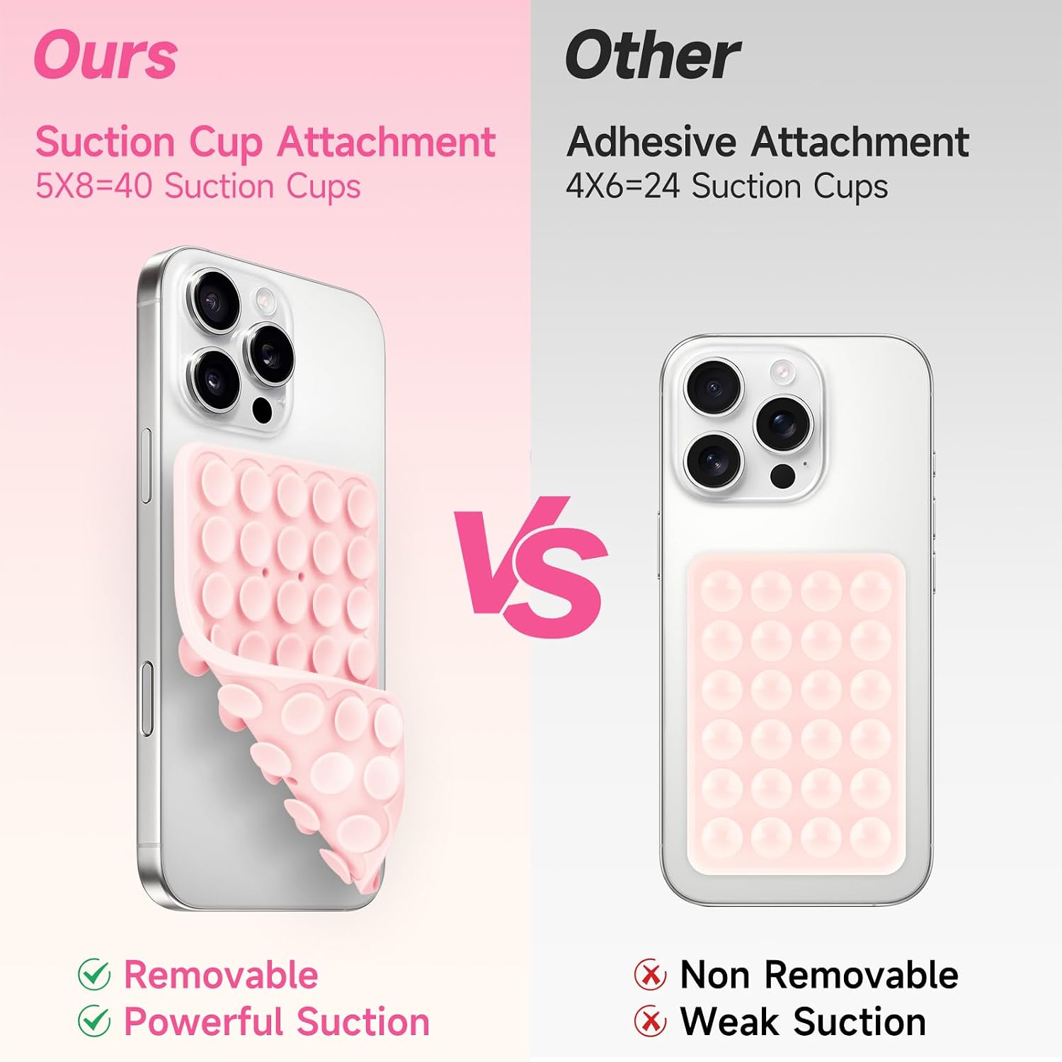 Detalle 2 de Yojaro 4Pack suction cup phone mount