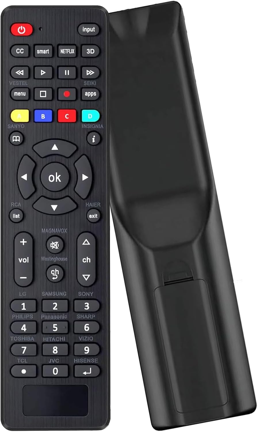 Detalle de Universal Remote Control for Samsung, LG, Sony, Vizio, Hisense, Insignia, Toshiba, JVC, Philips, Sanyo, Sharp, Panasonic (All Series TV)