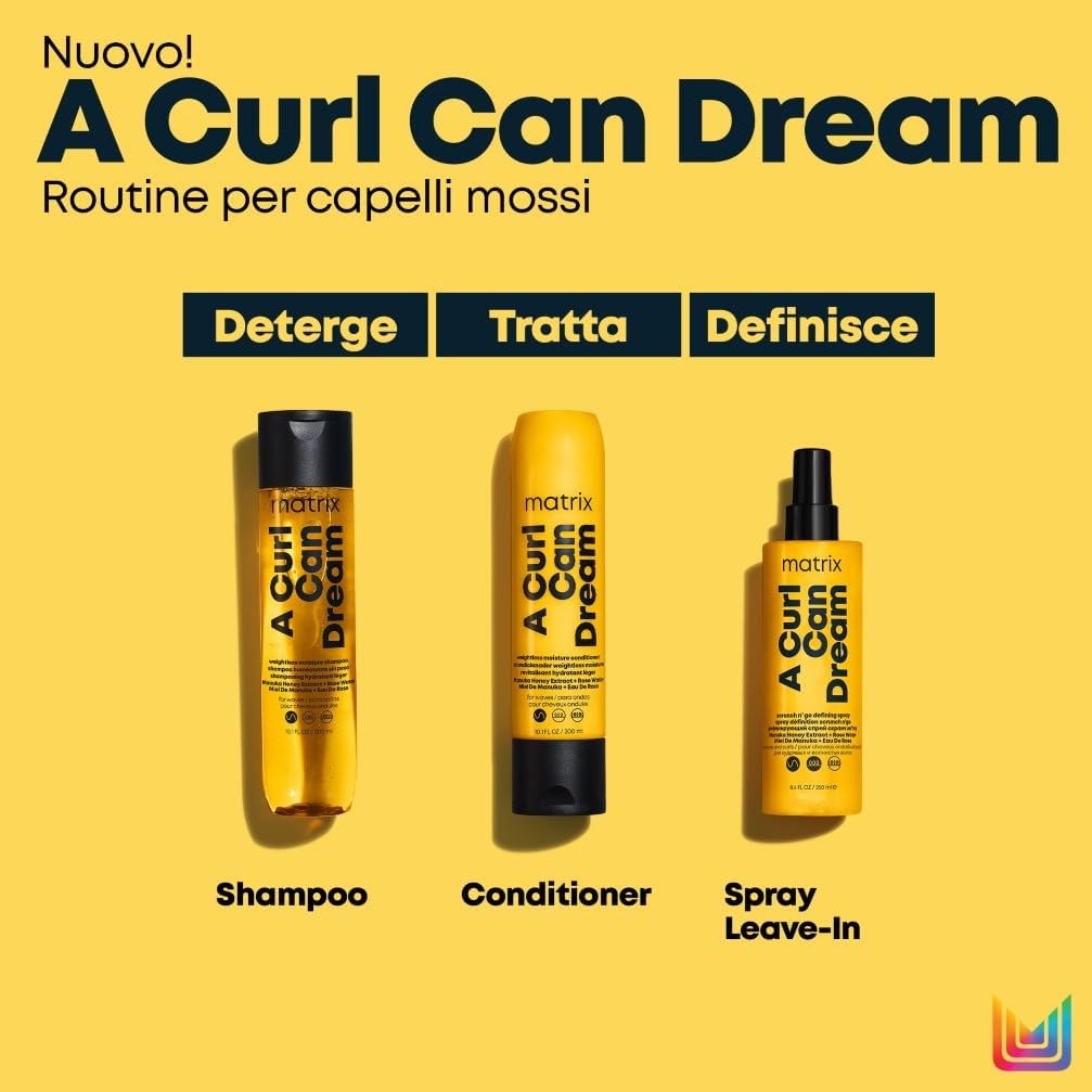 Detalle de Matrix A Curl Can Dream Shampoo Idratante Professionale per Capelli Mossi – 300 ml
