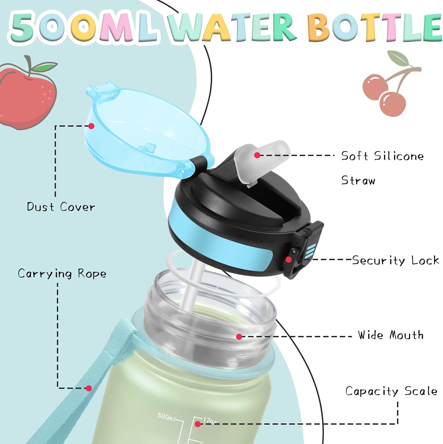 Thumbnail 2 de Mujigaga Borraccia Bambini 500 ml