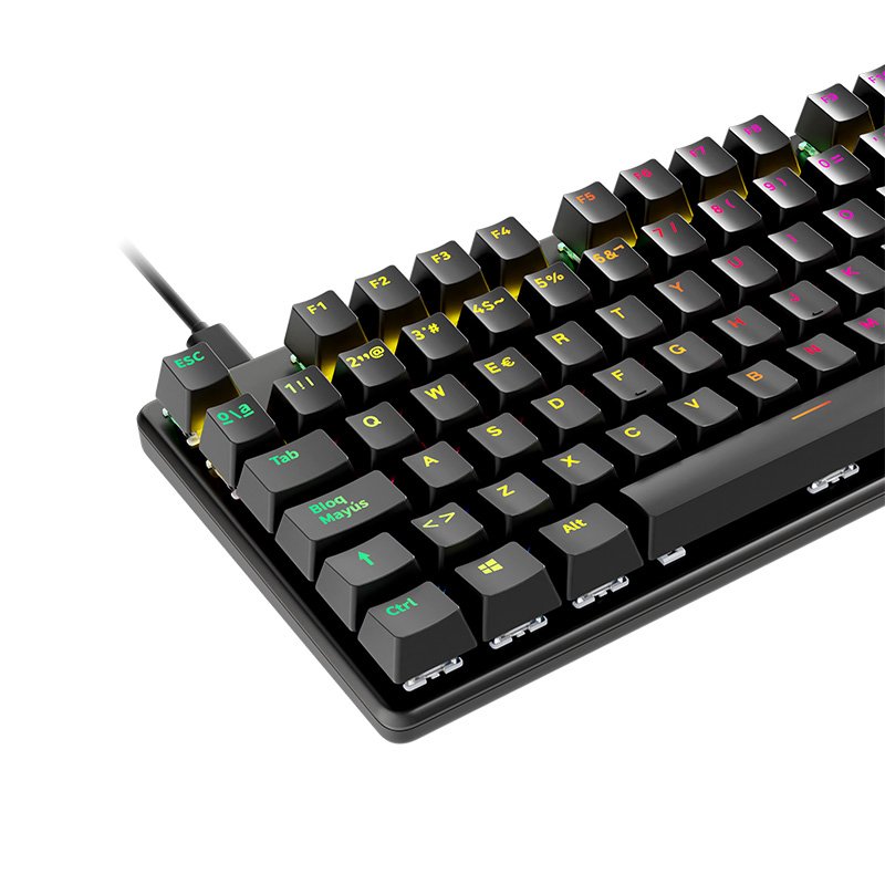 Detalle 2 de Newskill Serike V2 TKL Teclado mecánico gaming RGB con switches Red