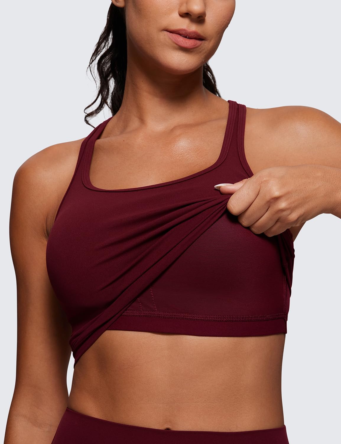 Thumbnail 4 de CRZ YOGA Butterluxe Donna: Reggiseno sportivo imbottito a collo a U con spalle Y-back