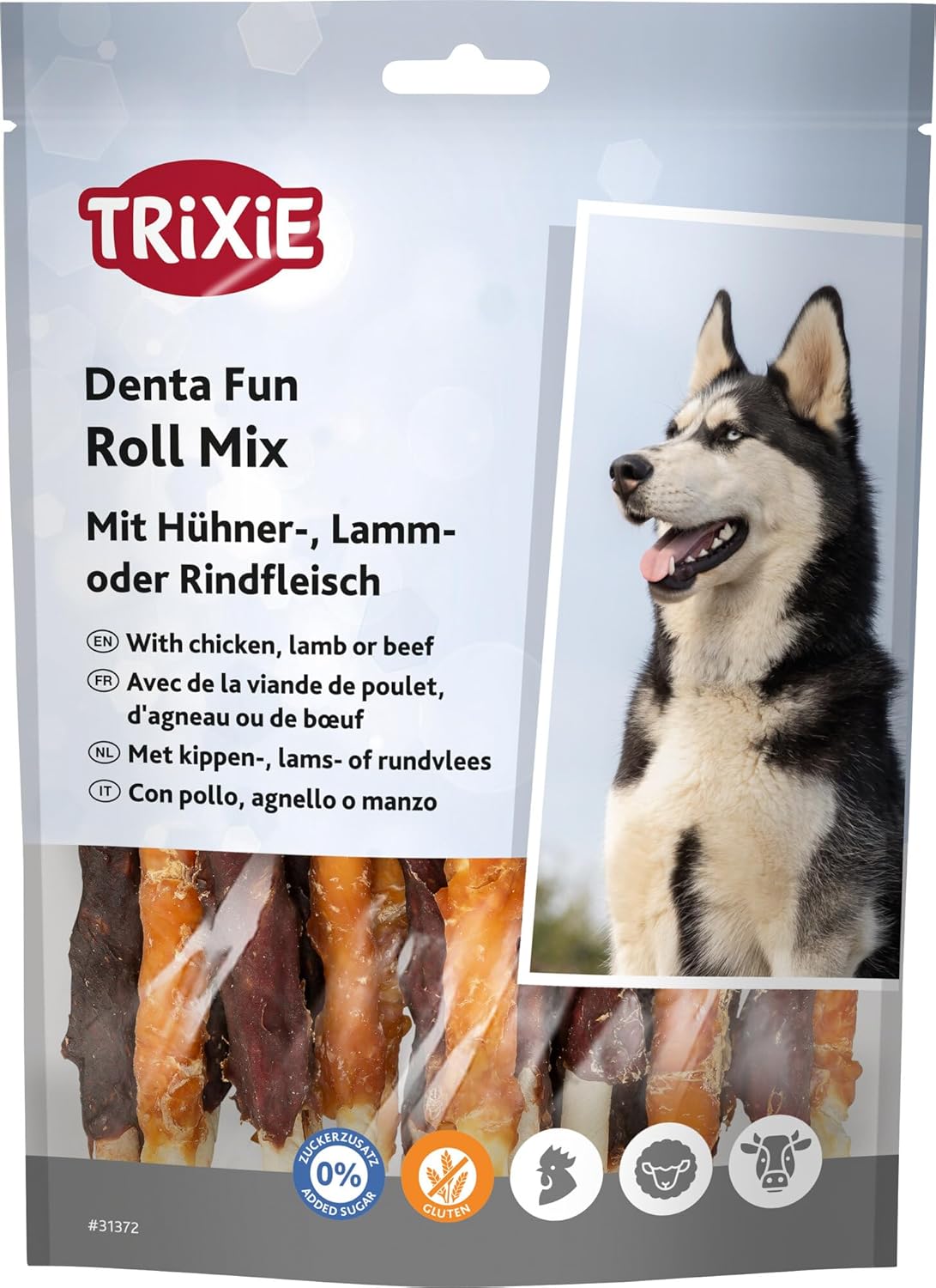 Trixie Mix Rotoli masticabili Denta Fun per Cane – 10 cm, 250 g
