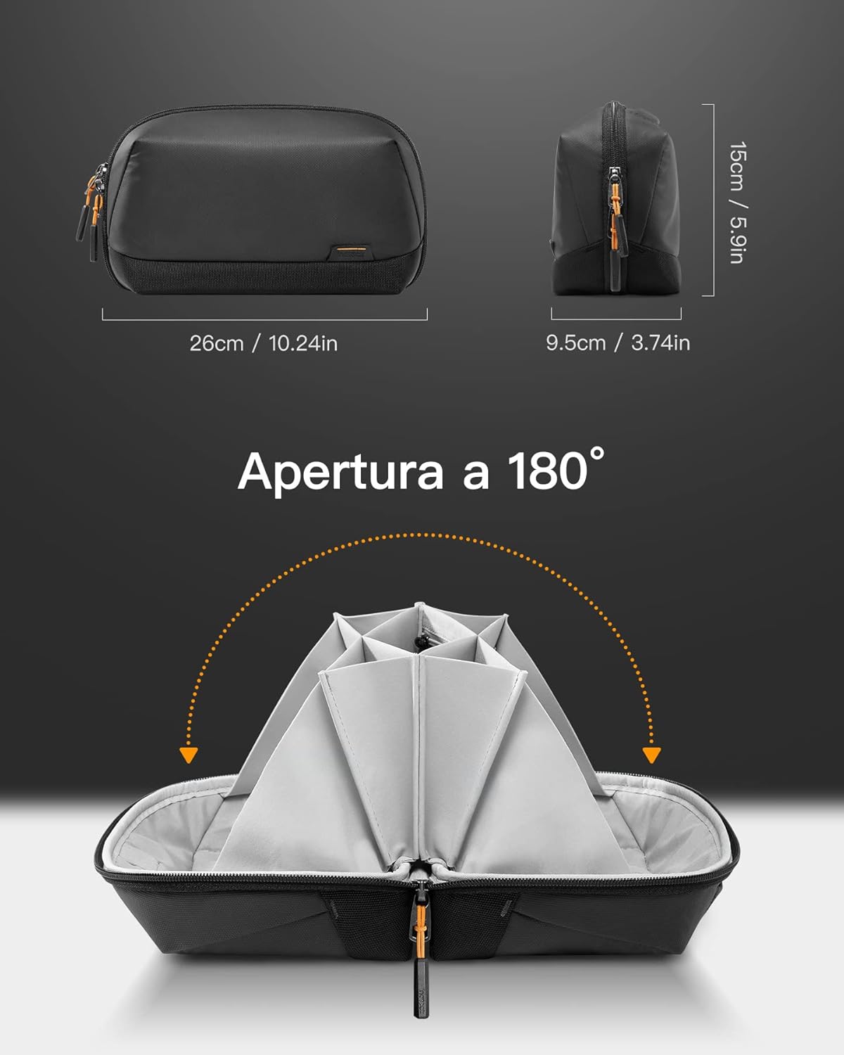 Detalle 2 de Inateck Custodia per Cavi organizer 26cm