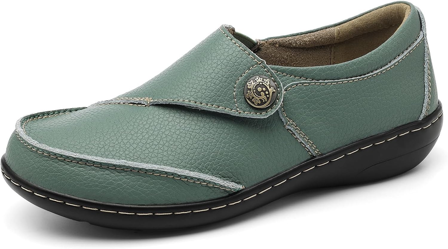 Detalle de TERRIKAT Women's Leather Loafers