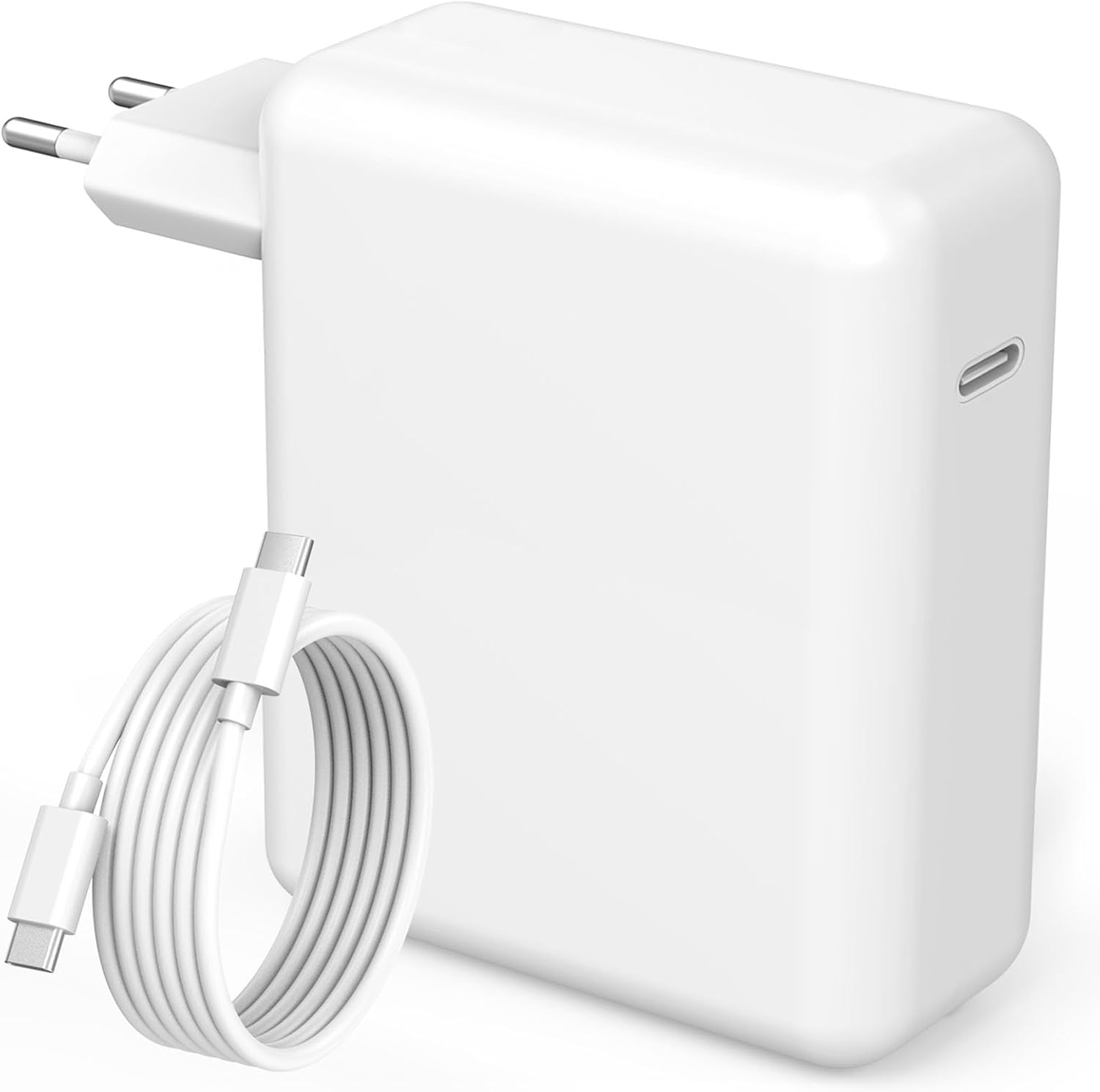 Detalle de 96W USB-C Ladegerät für MacBook – Schnellladen mit 2m USB-C Ladekabel, kompatibel für MacBook Pro/Air, iPad & USB-C Geräte