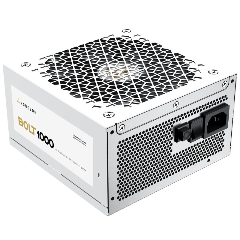 Thumbnail 2 de Forgeon Bolt 1000W 80+ Gold modular blanca 🔌