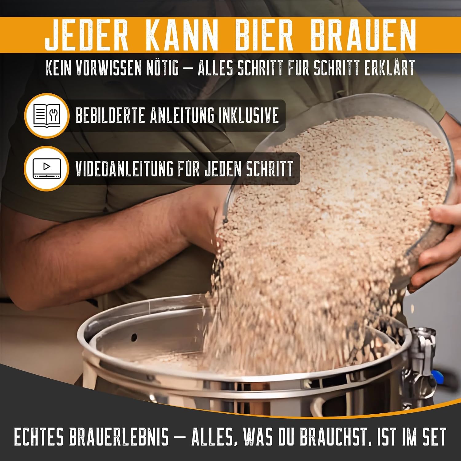 Thumbnail 6 de Heldengenuss Bierbrauset Pils – 5L Bier brauen mit Videoanleitung