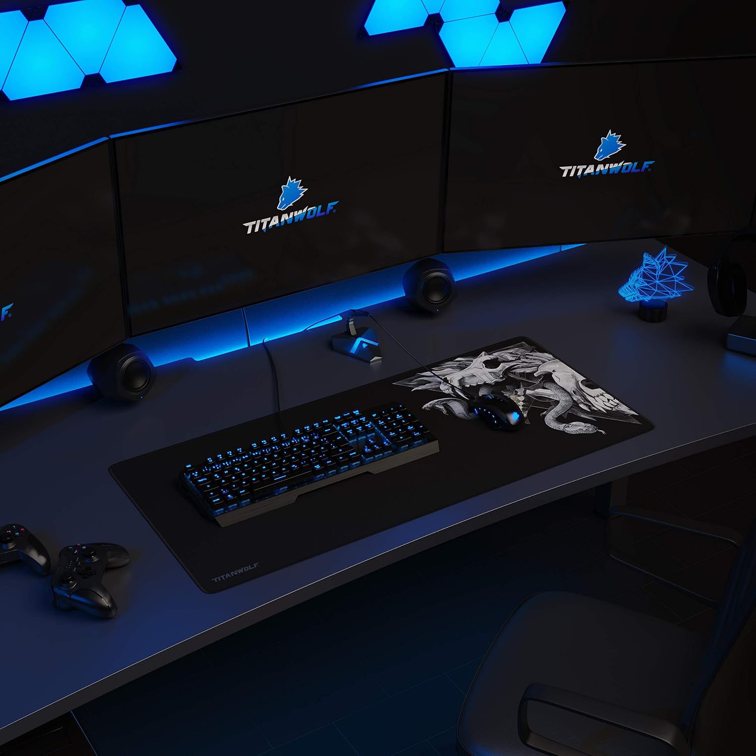 Thumbnail 5 de Titanwolf XXL Gaming Mauspad 900x400 mm đź–±