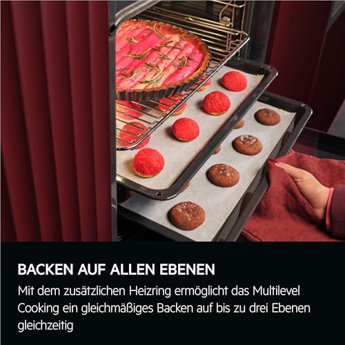 Thumbnail 4 de AEG 5 Einbaubackofen OU5PB40WSM – Ringheißluft, Pyrolyse-Selbstreinigung, schnelle Aufheizung