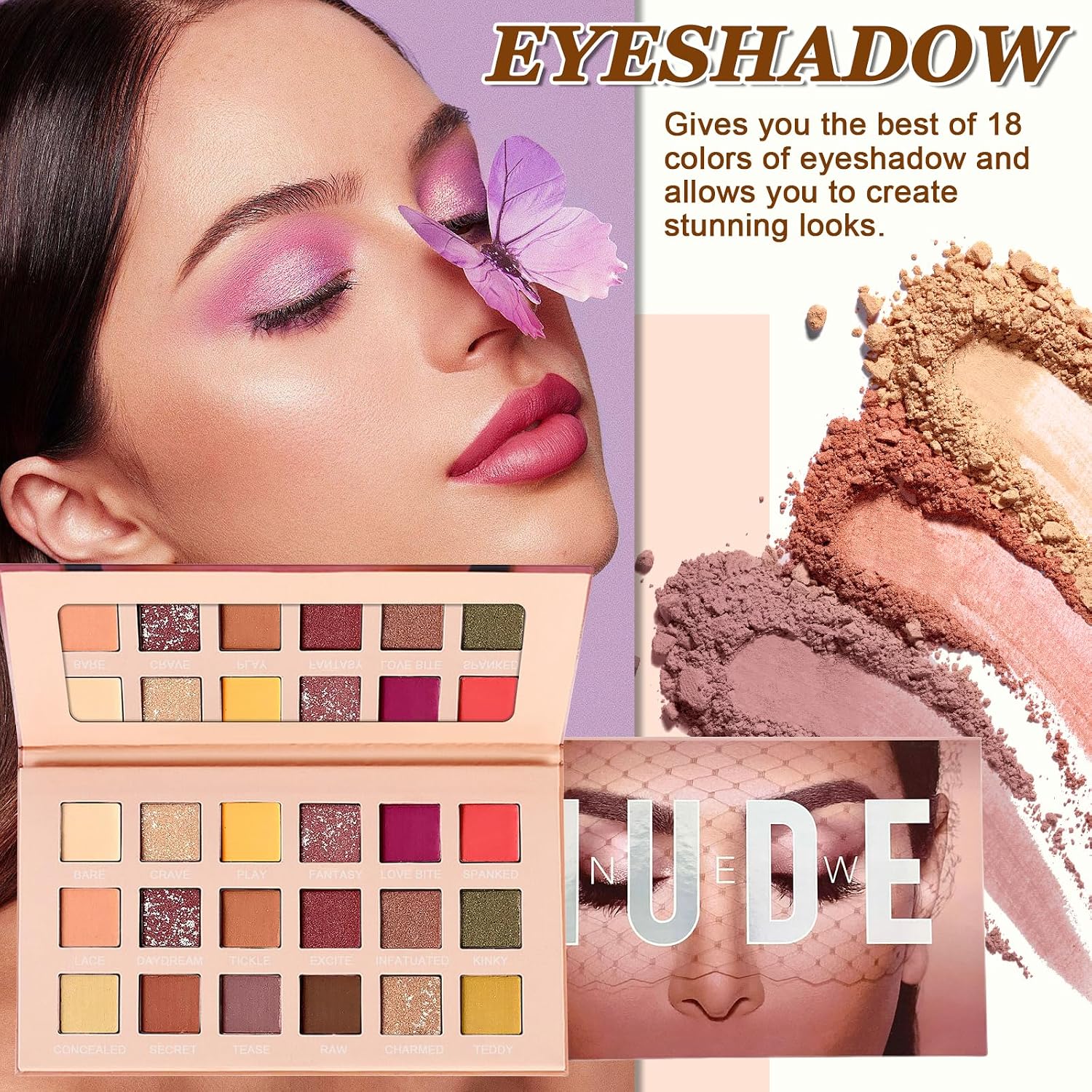 Detalle de Muiefe Set Trucchi Donna — CoFanetto Regalo Trucco Completo per Ragazze Adolescente