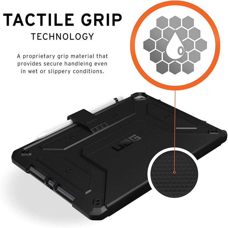 Detalle de UAG Metropolis Funda Negra para iPad 10.2" 2019/2020