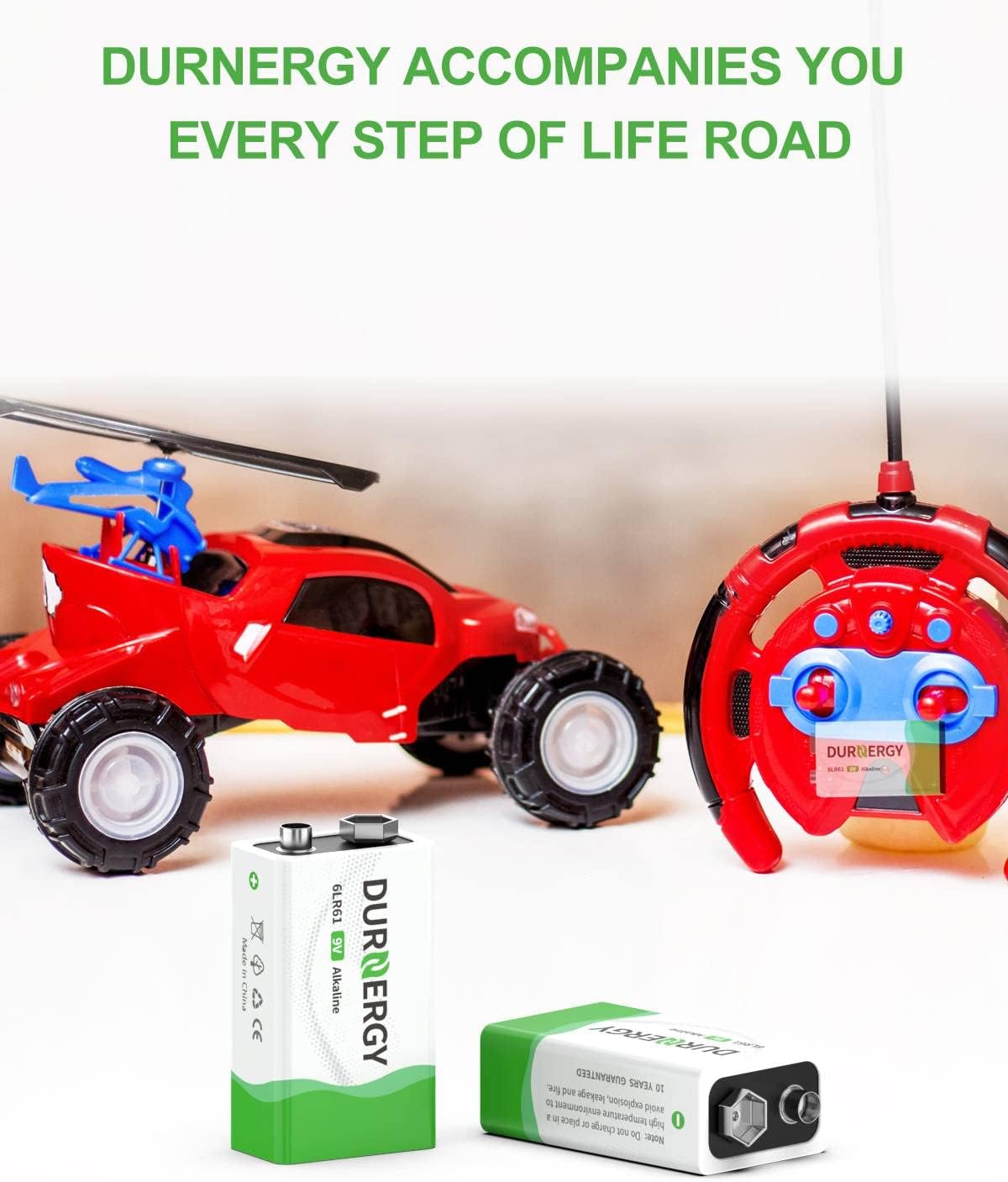 Thumbnail 5 de DURNERGY 9V Batteries 8-Pack ⚡