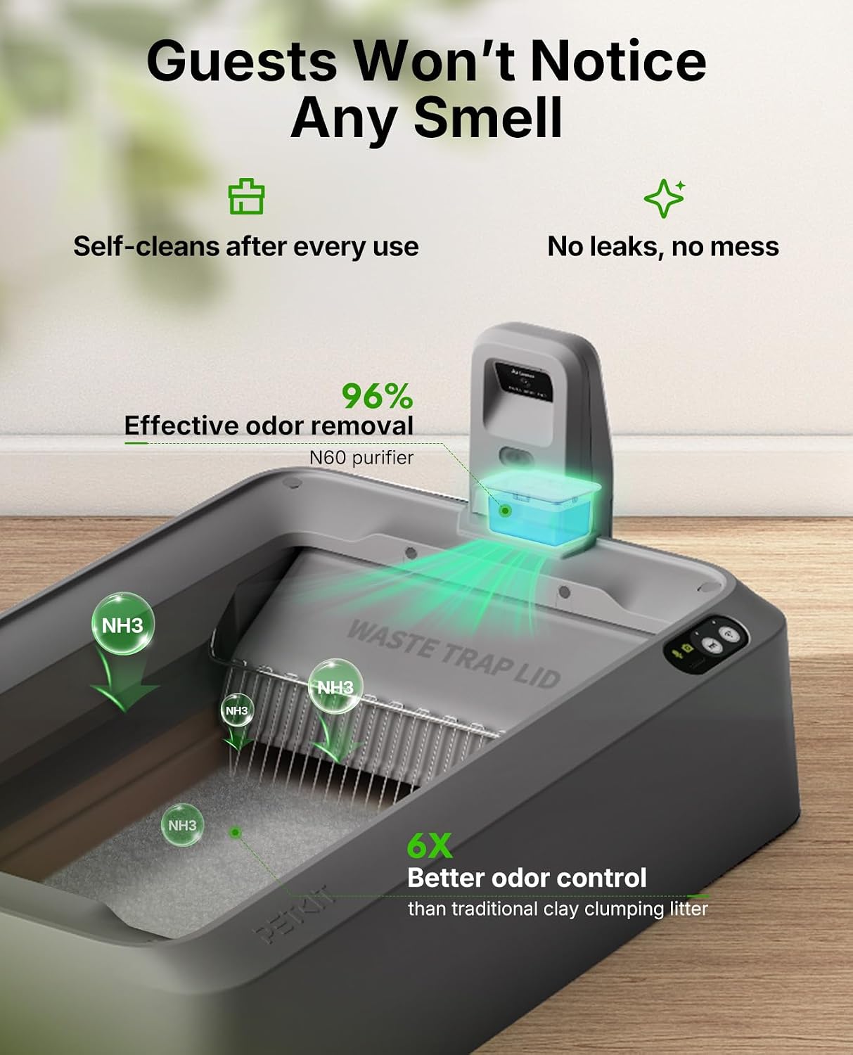 Thumbnail 4 de PETKIT Purobot Crystal Duo self-cleaning litter box