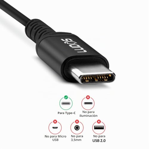 Detalle de Ludos auriculares USB-C