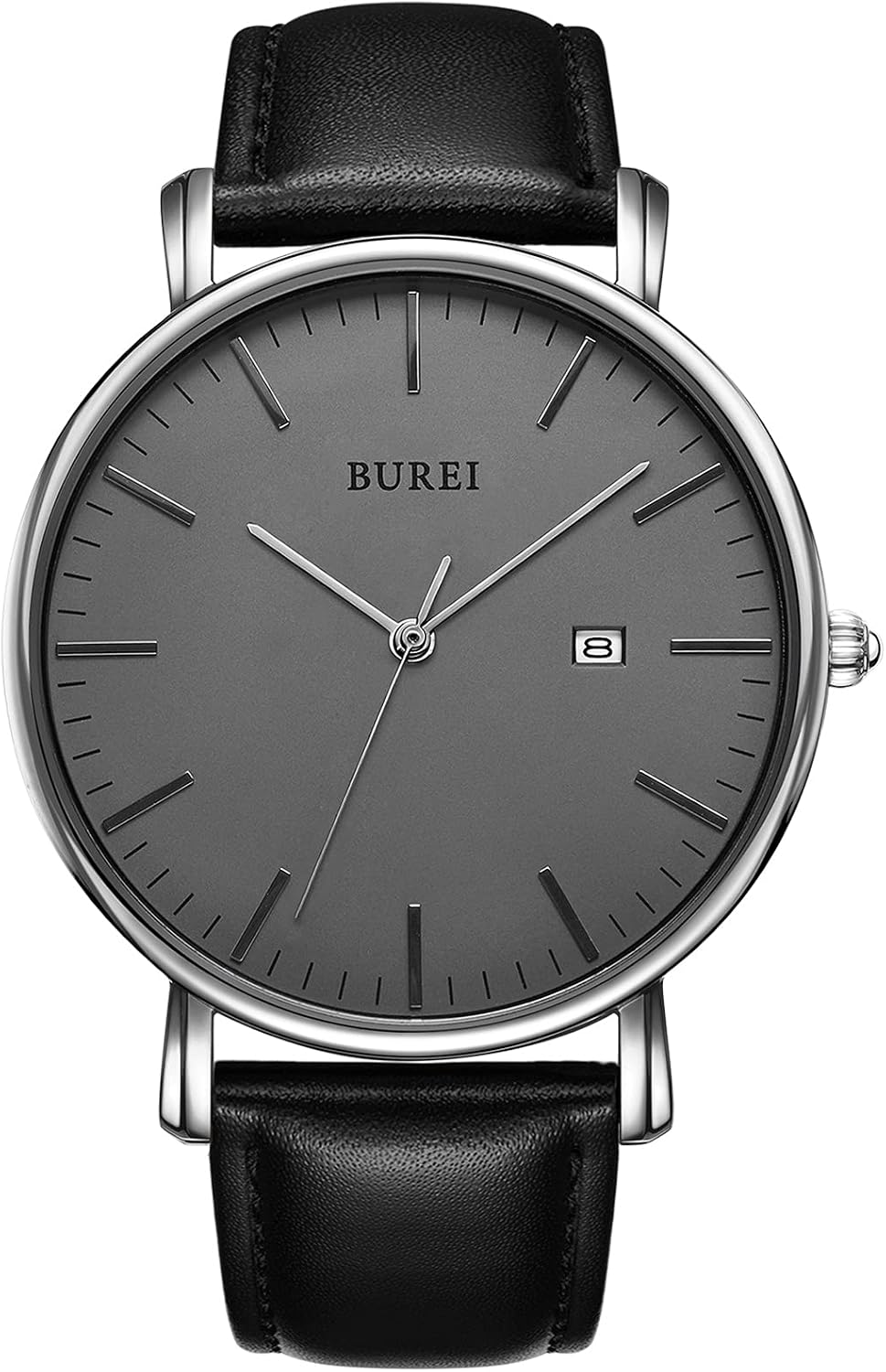 Detalle de BUREI Orologio uomo moderno minimalista 41 mm