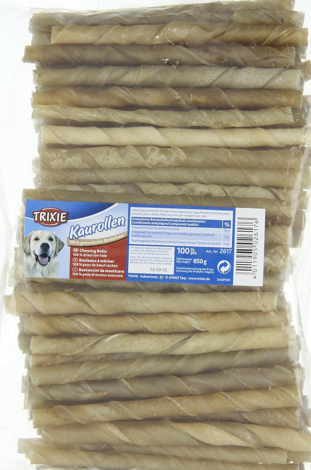 Detalle 2 de TRIXIE Rollitos Prensados para Perros 🐶 Saludables y Crocantes