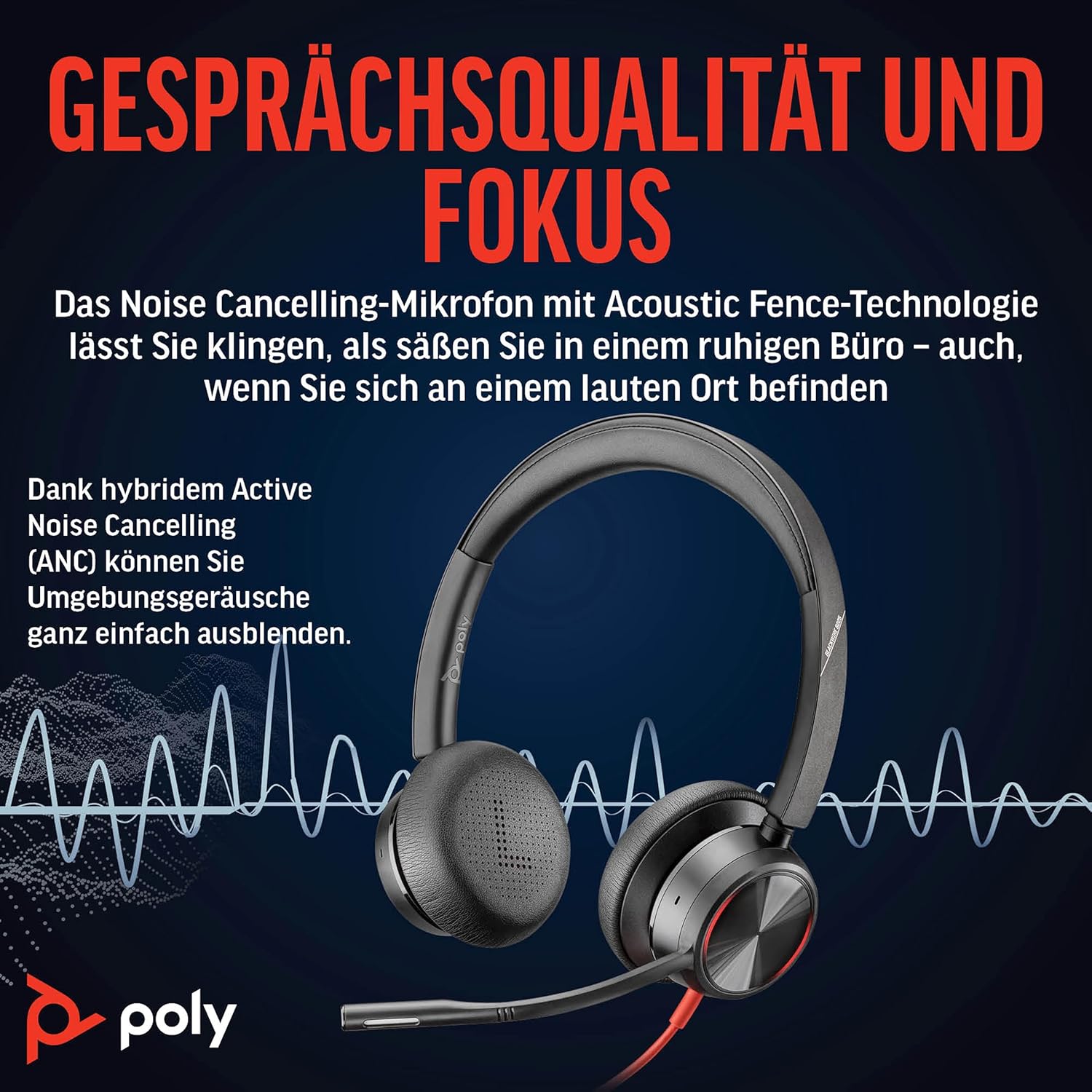 Thumbnail 2 de Blackwire C8225 Headset mit Teams, USB-C