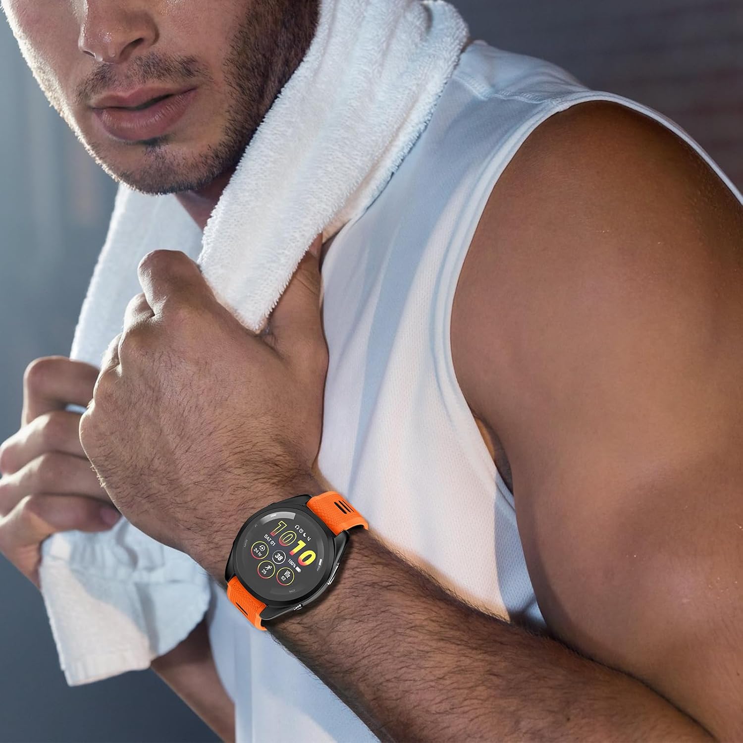 Thumbnail 5 de U-LIMVE 22 mm siliconen vervangband met snelsluiting voor Garmin Forerunner 265/255